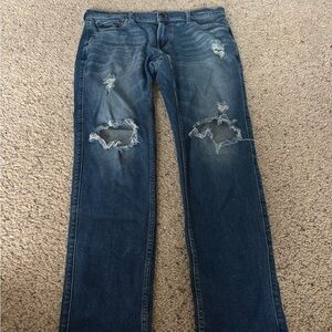 Hollister Men's Straight Blue Jeans